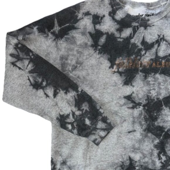 Taylor Swift Folklore Album Tie-Dye Crewneck Sweatshirt Official Merch Size Med - Picture 4 of 8